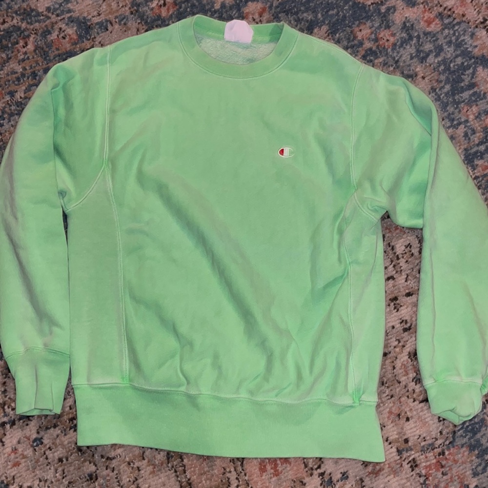 Champion Green Small Crewneck Jacket